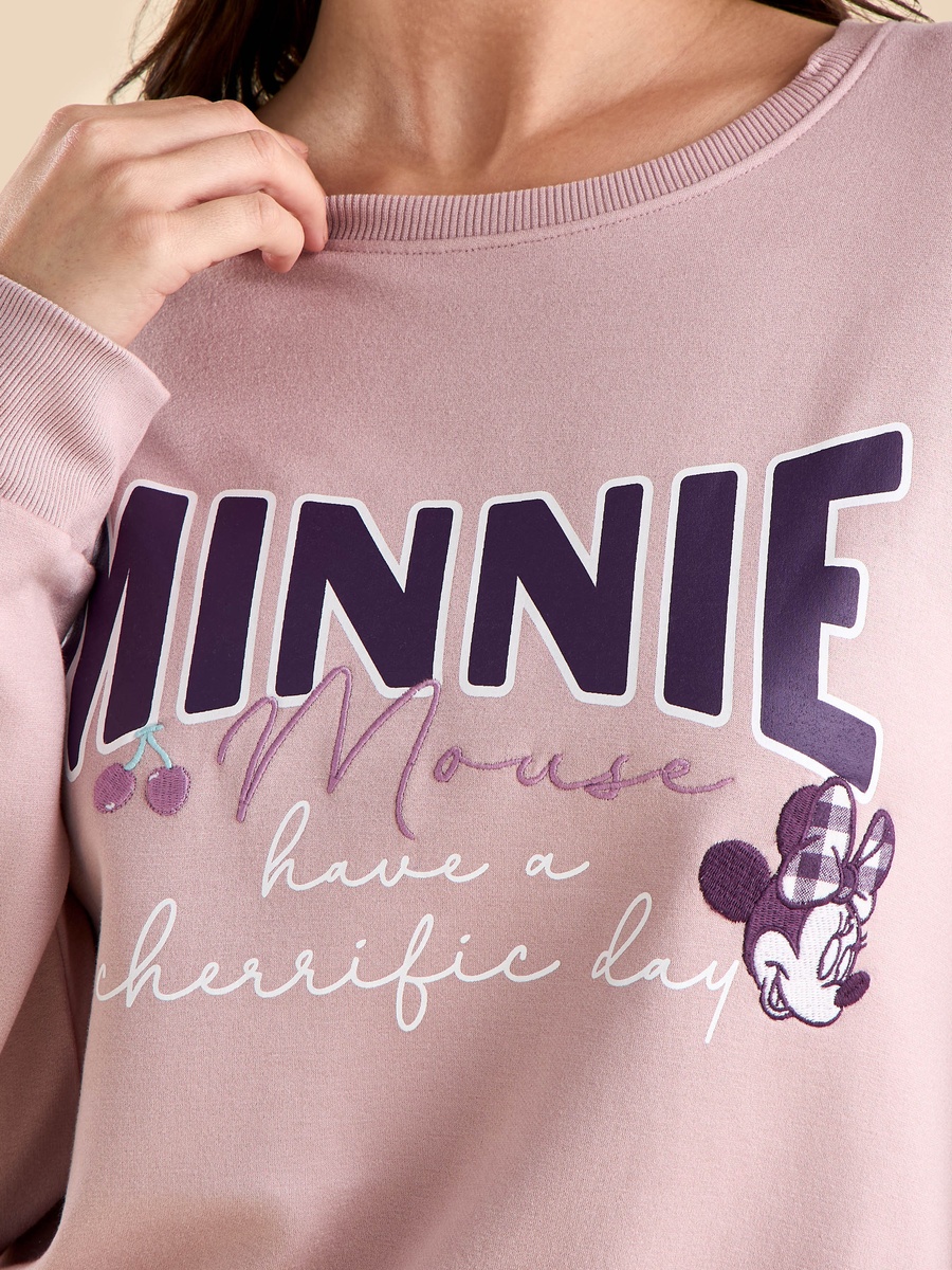 Minnie Mouse Print Pyjama Set
