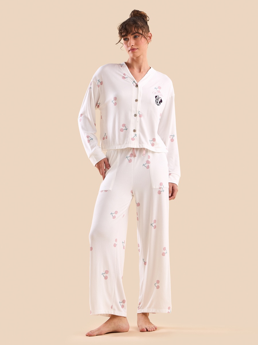 Cherry Print Pyjama Set