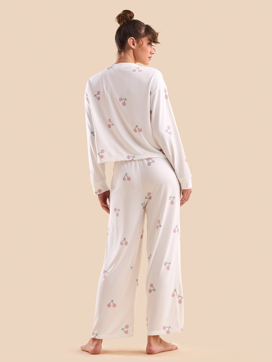 Cherry Print Pyjama Set