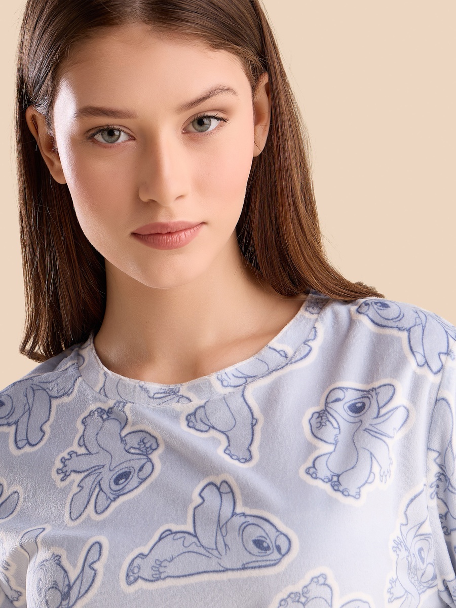 Stitch Print Pyjama Set