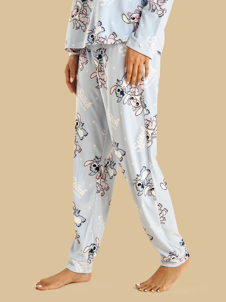 Stitch and Angel Print Pyjama Set
