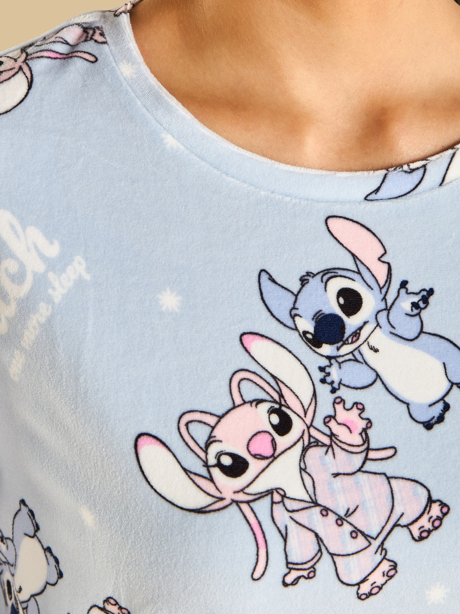 Stitch and Angel Print Pyjama Set