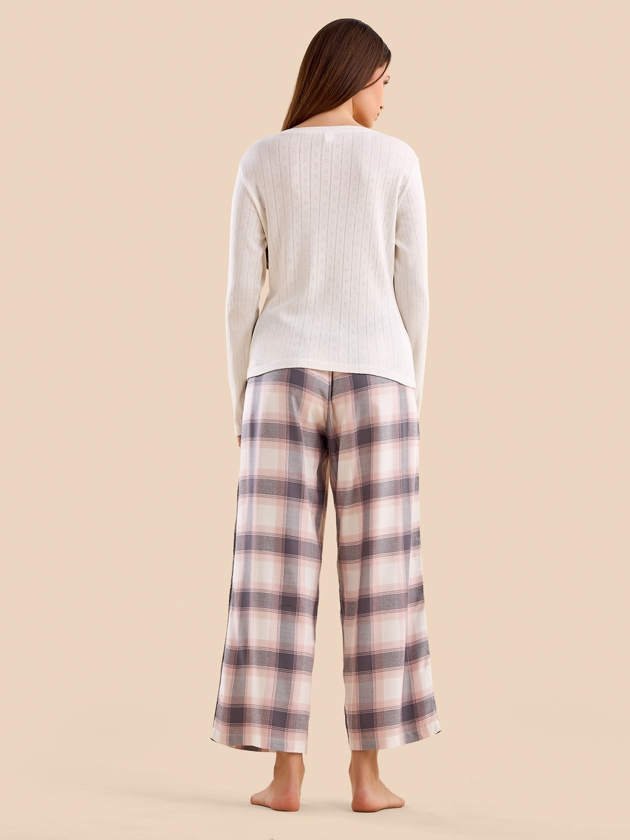 Checked Cotton Pyjama Set