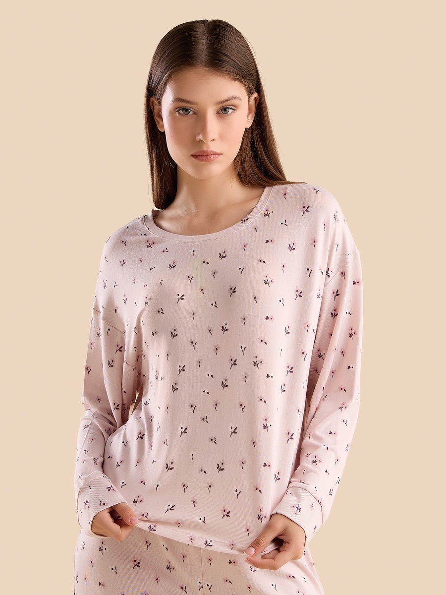 Floral Print Pyjama Set
