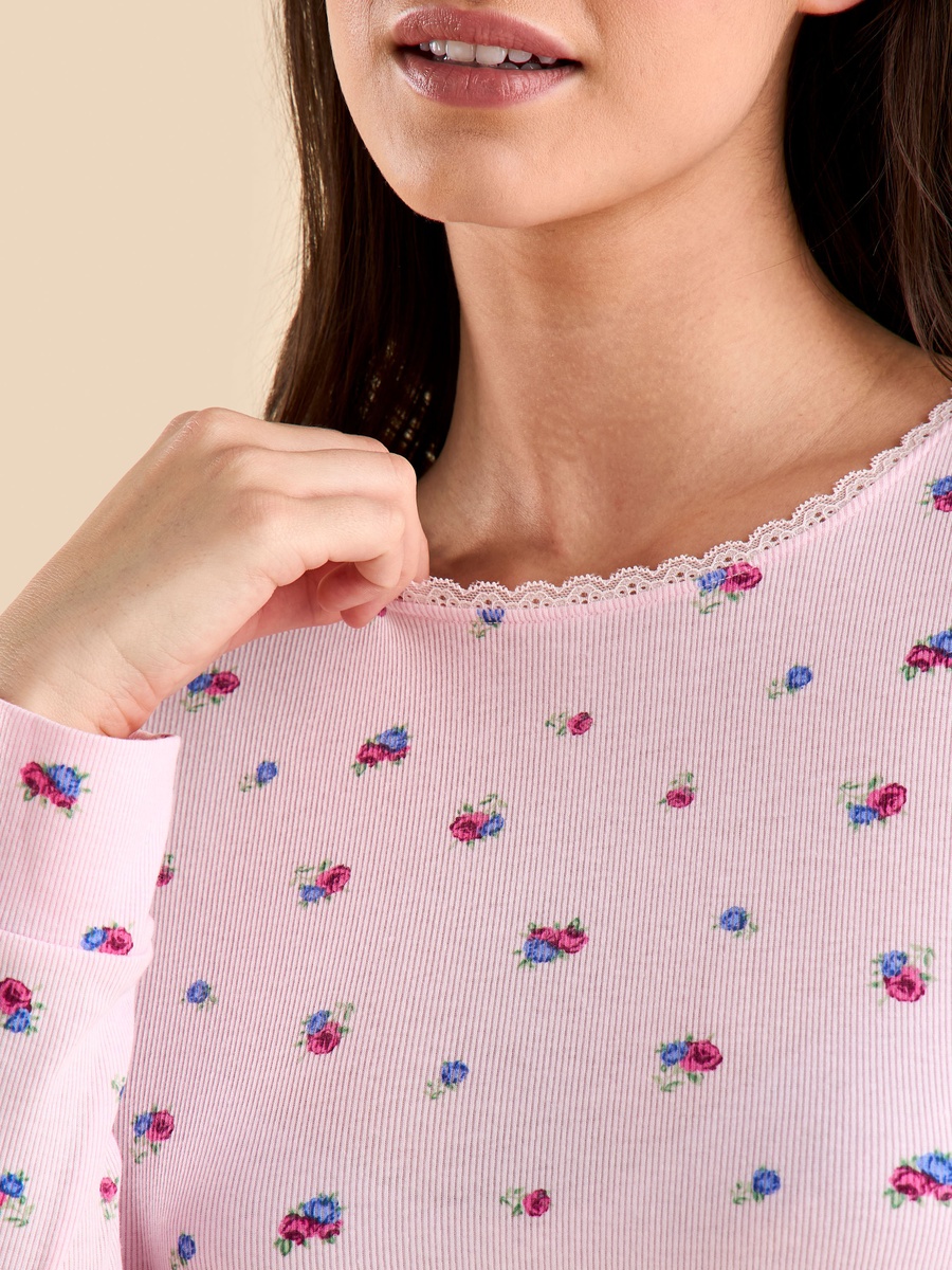 Floral Print Pyjama Set