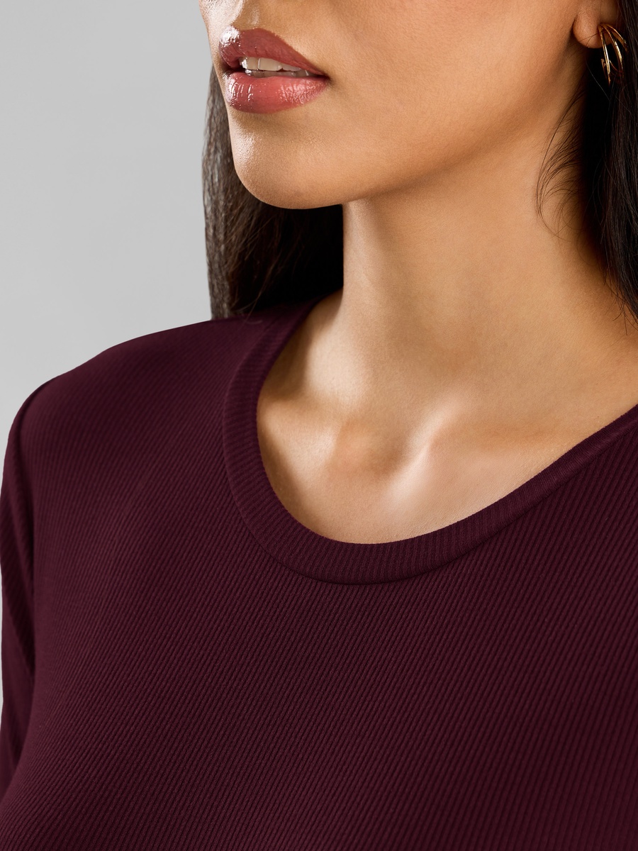 Ribbed Midi Dress