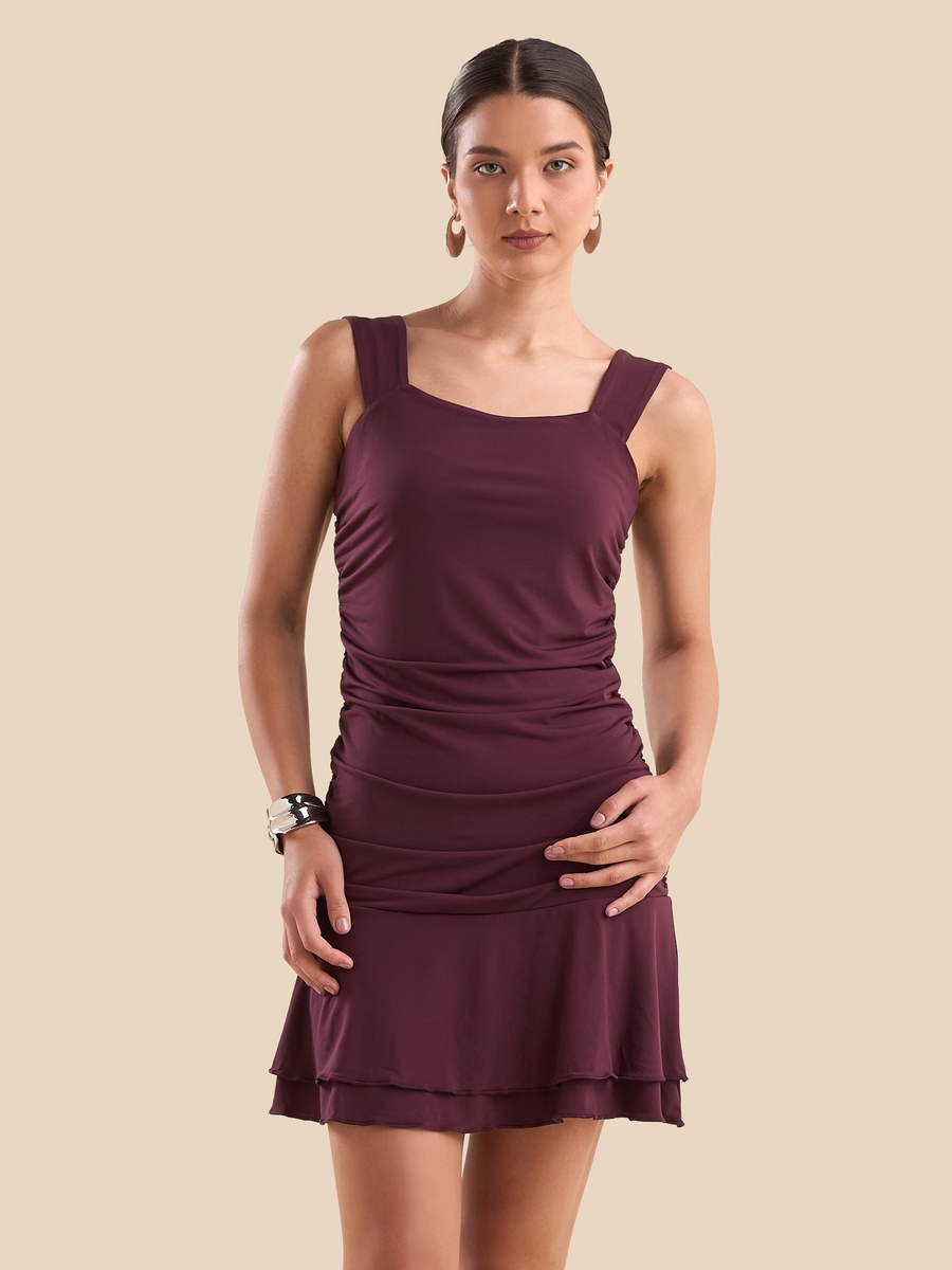Square Neck Mini Dress