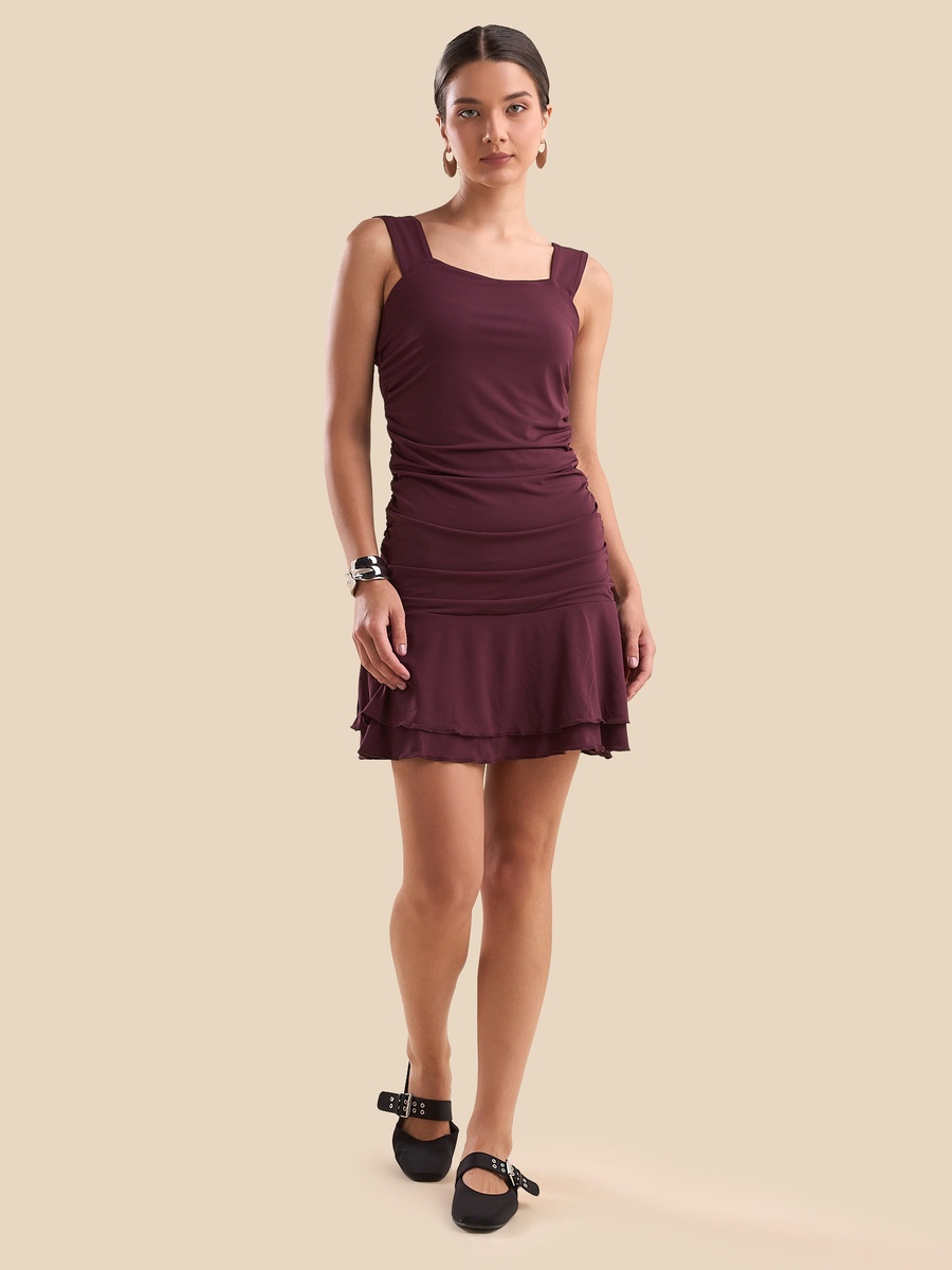 Square Neck Mini Dress
