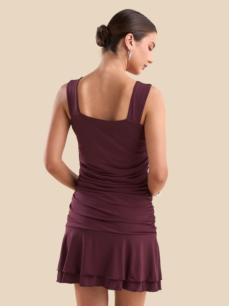 Square Neck Mini Dress
