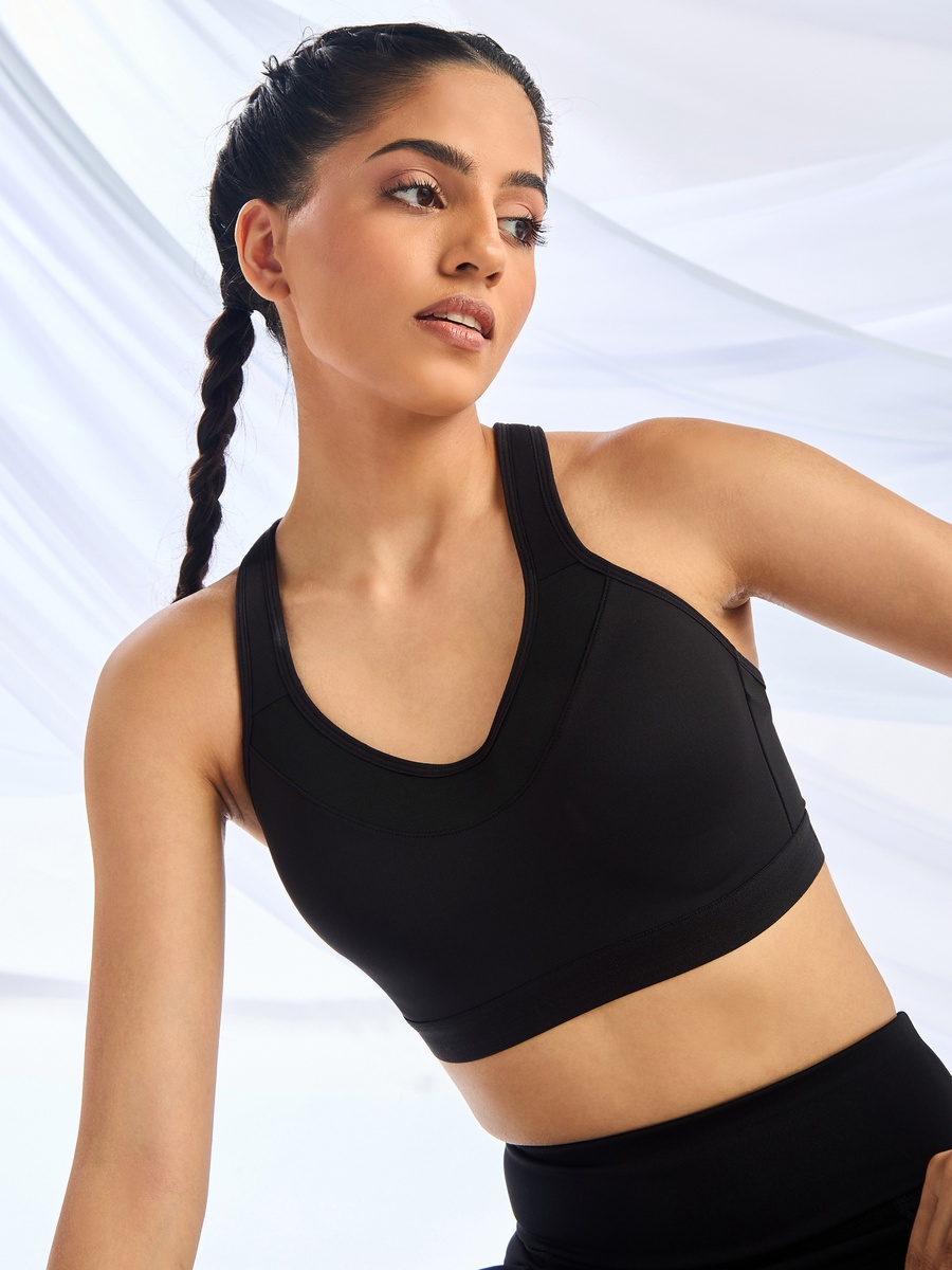 Mesh Back High Support Sports Bra