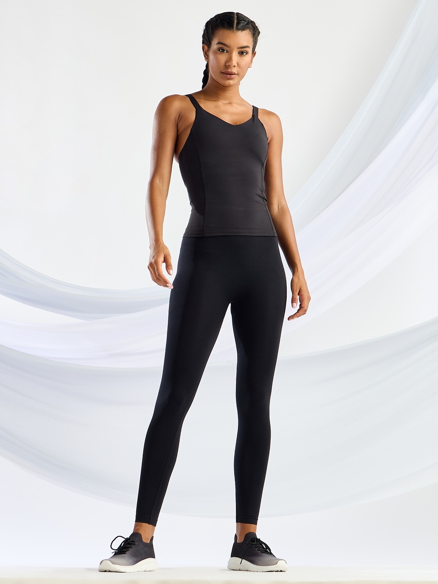 Plain Cross Back Tank Top