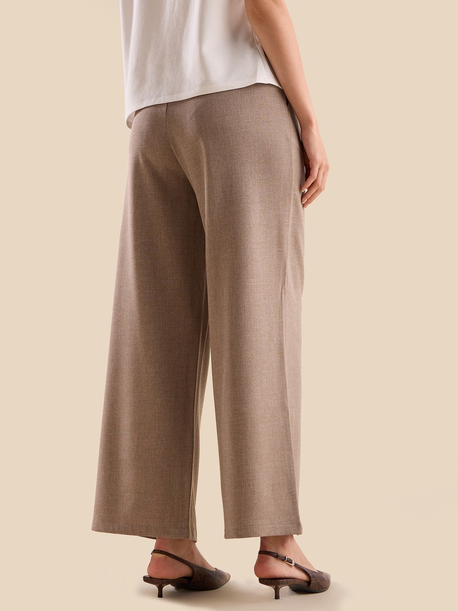 Pleated Wide Leg Pants