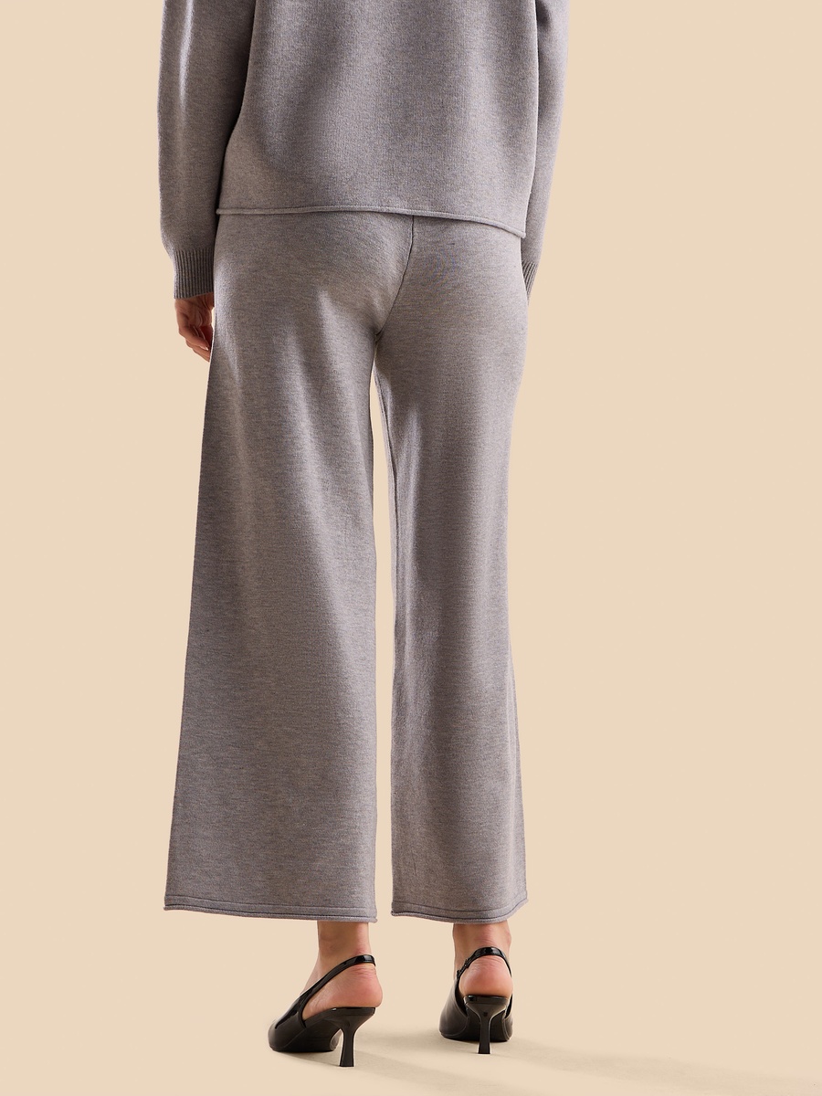 Plain Wide Leg Pants