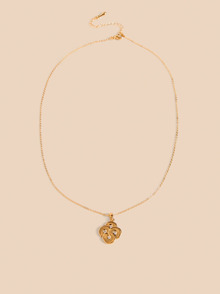 Pendant Necklace with Earrings and Cuff Bracelet