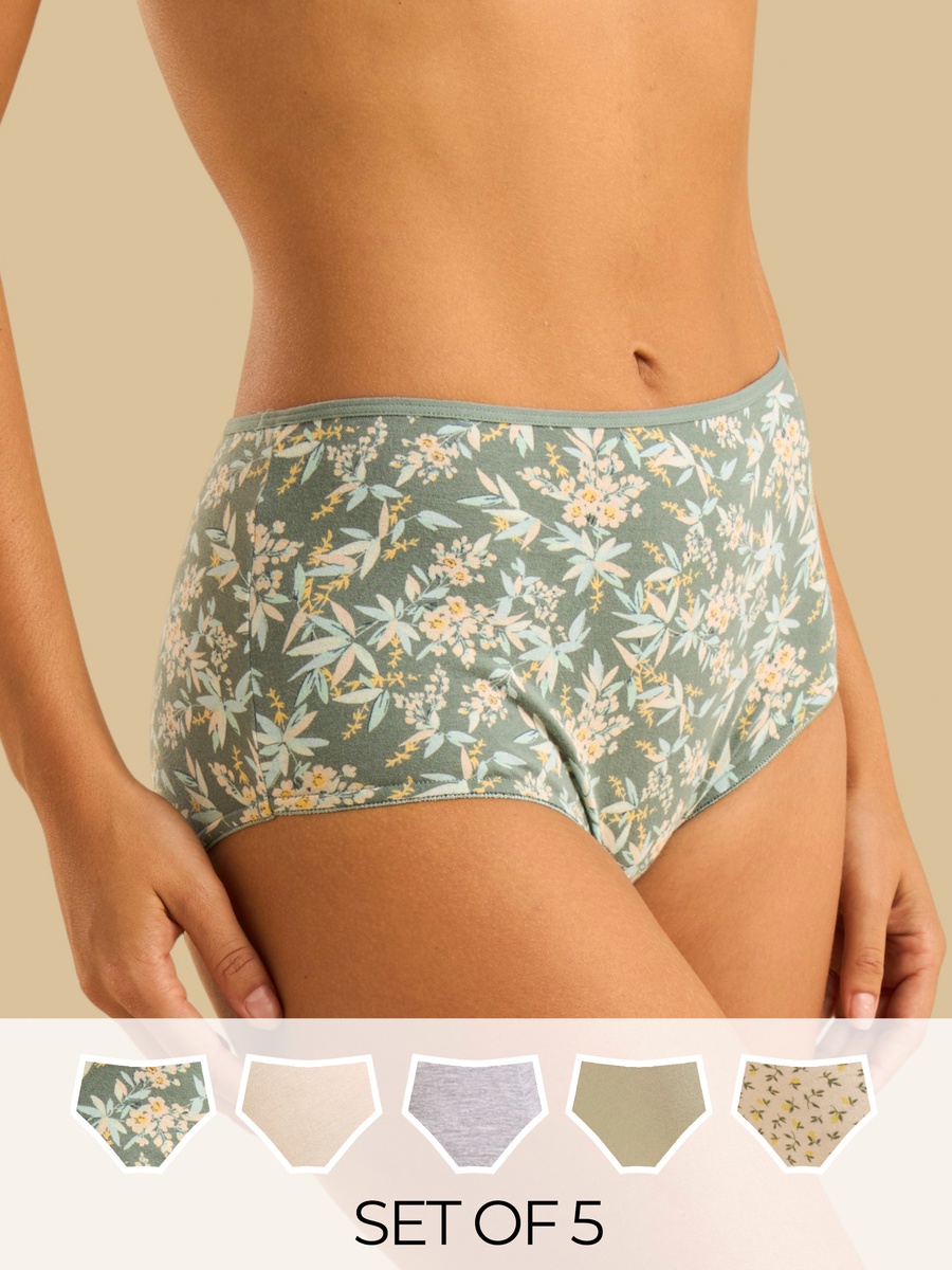 Pack of 5 - Assorted Full Briefs