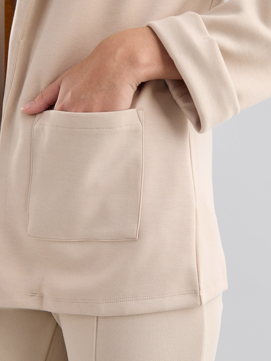 Plain Notch Lapel Blazer