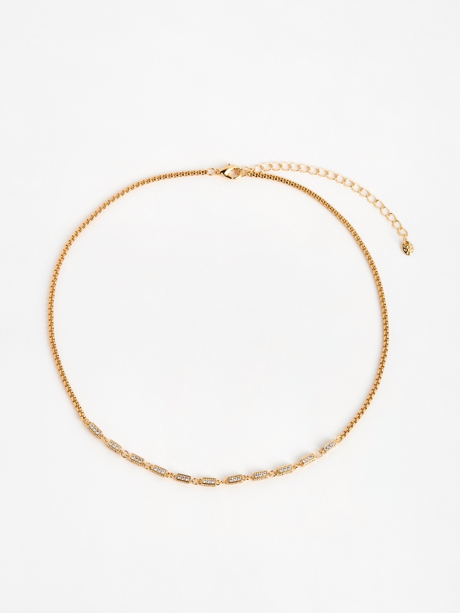 Embellished Necklace and Bracelet Set