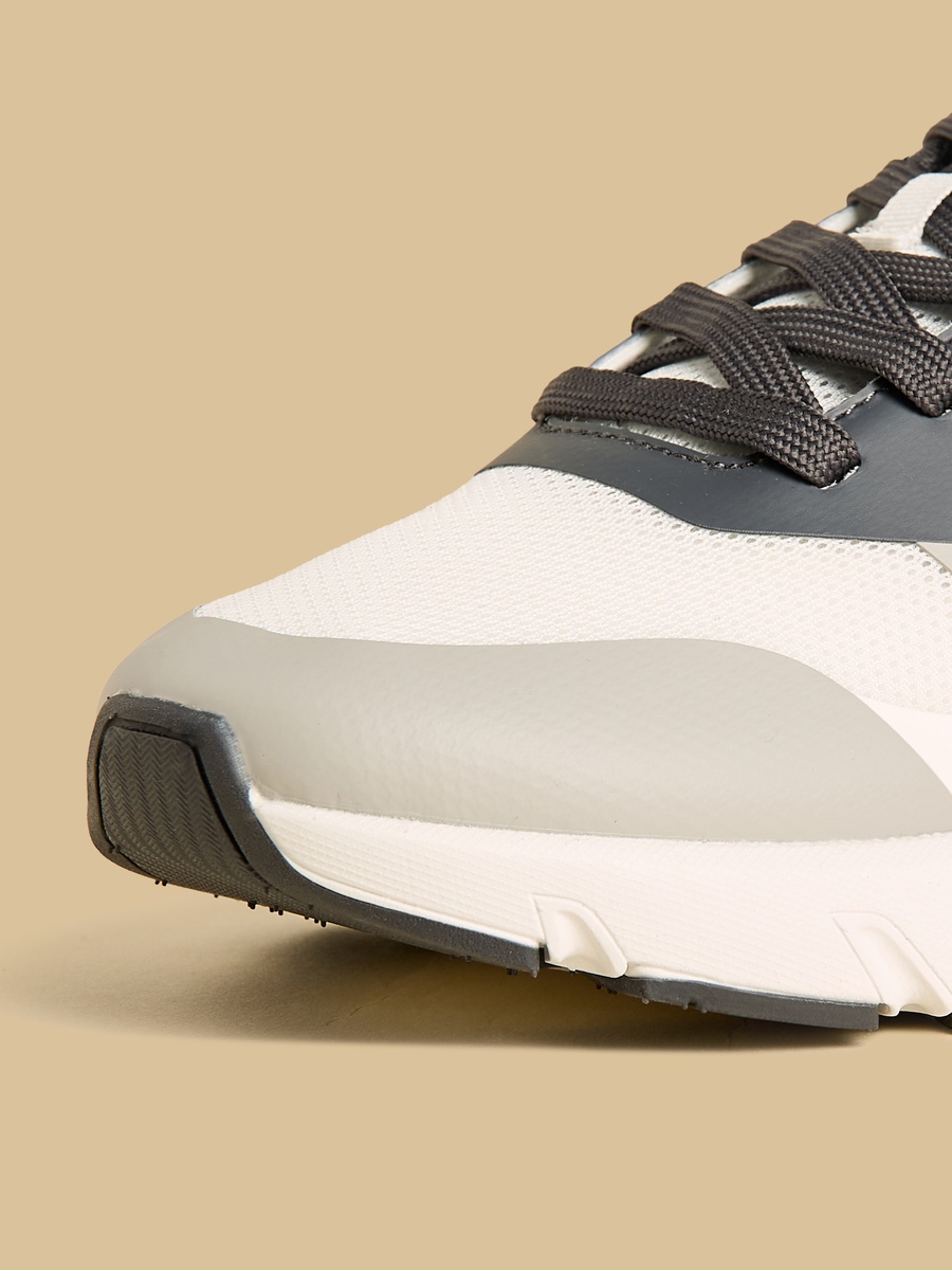 Men Color Block Lace-Up Sports Shoes