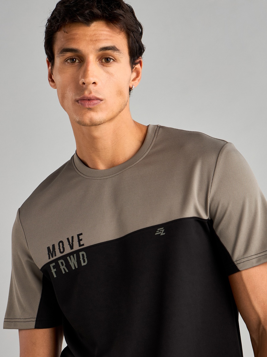 Panelled Colourblock T-Shirt