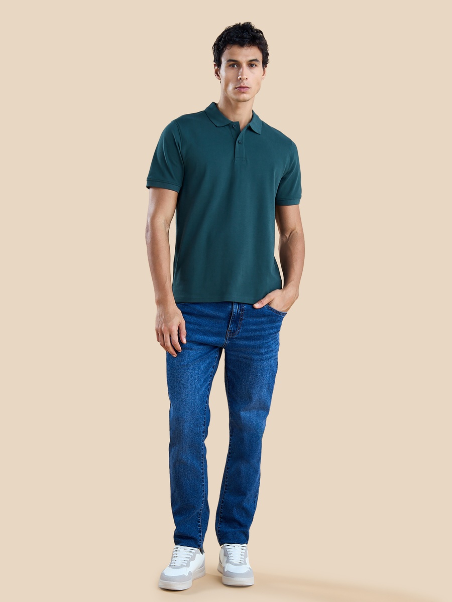 Plain Pique Polo T-Shirt