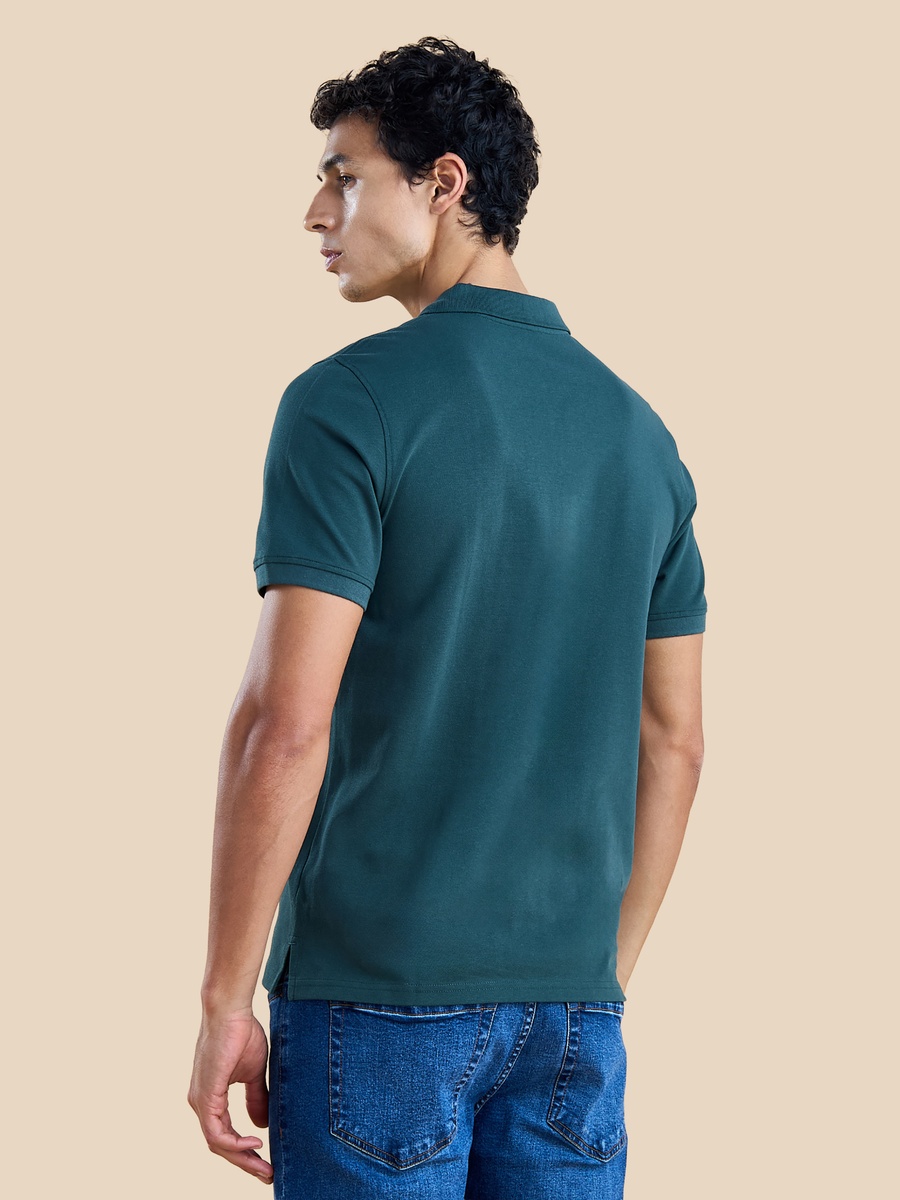 Plain Pique Polo T-Shirt