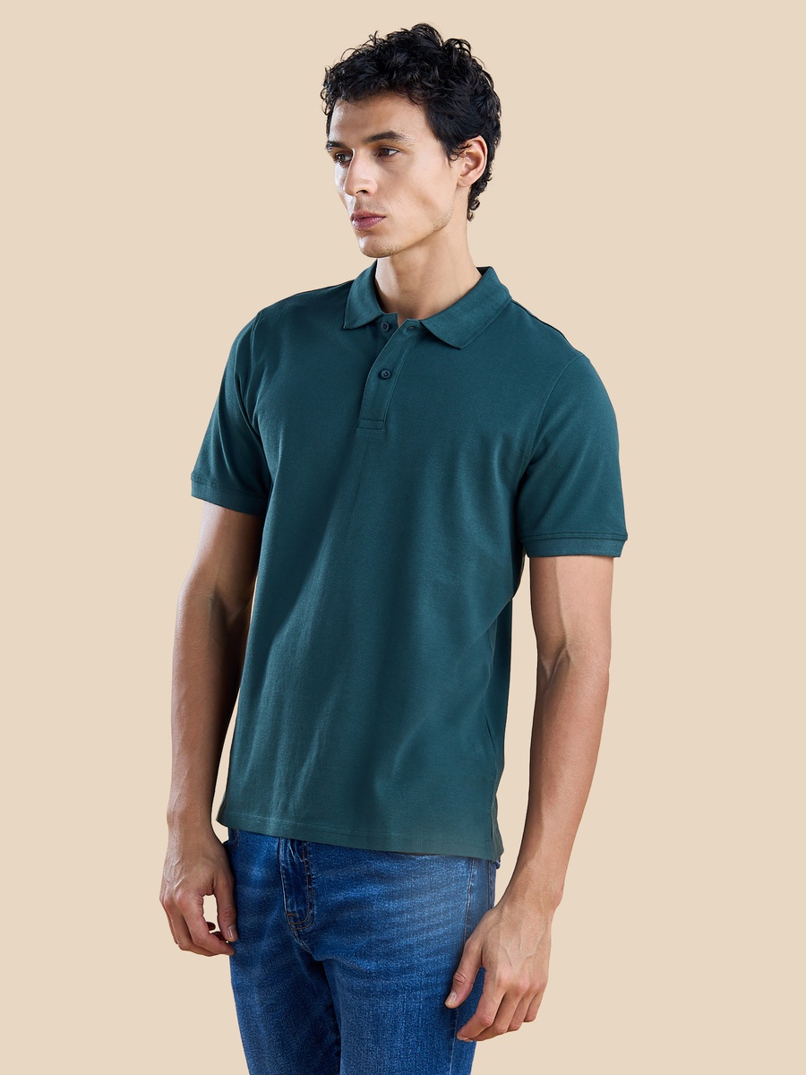 Plain Pique Polo T-Shirt