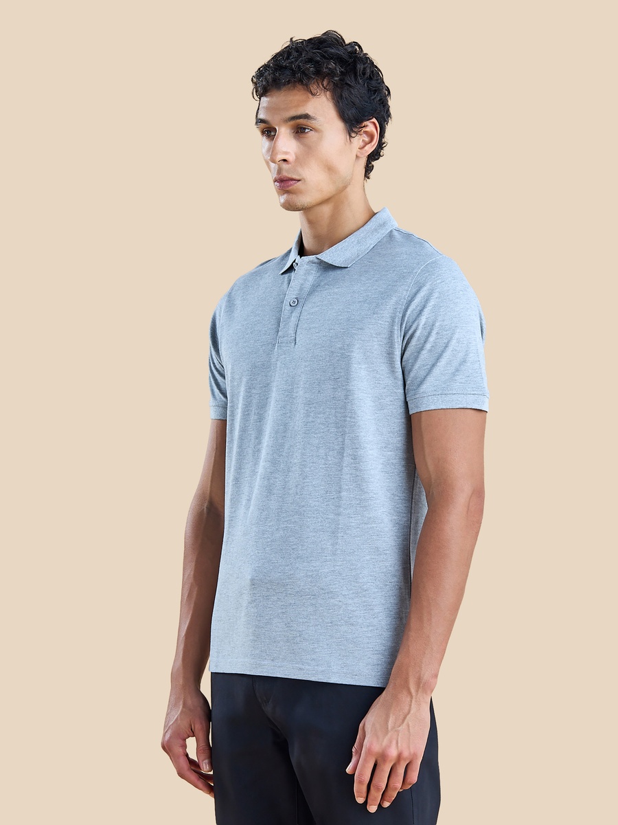 Plain Pique Polo T-Shirt