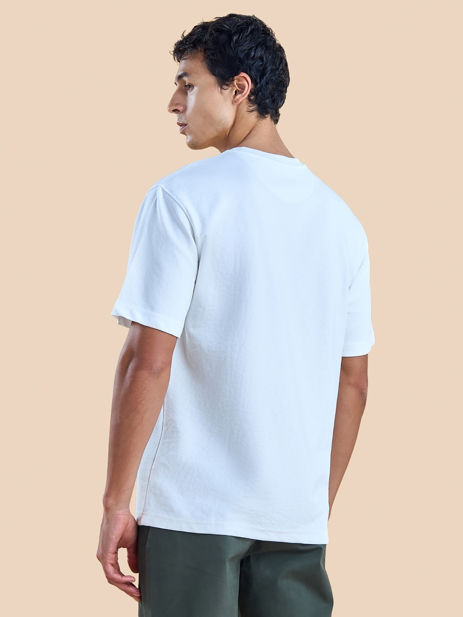 Plain Comfort Fit Ottoman T-Shirt