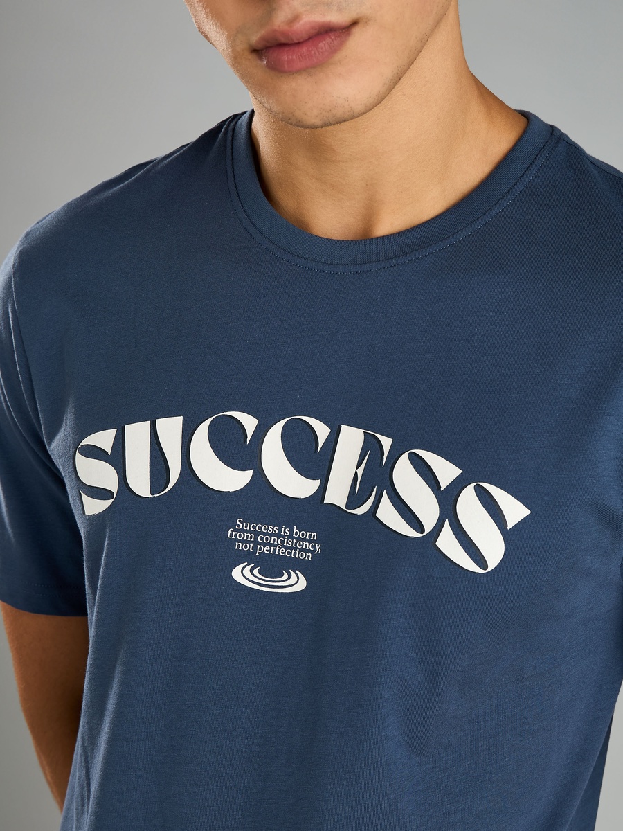 Slogan Print T-Shirt