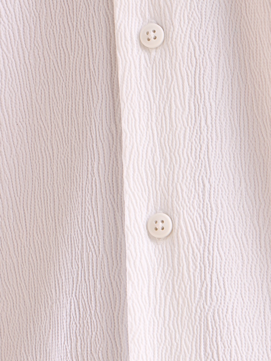 Textured Camp Collar Shirt
