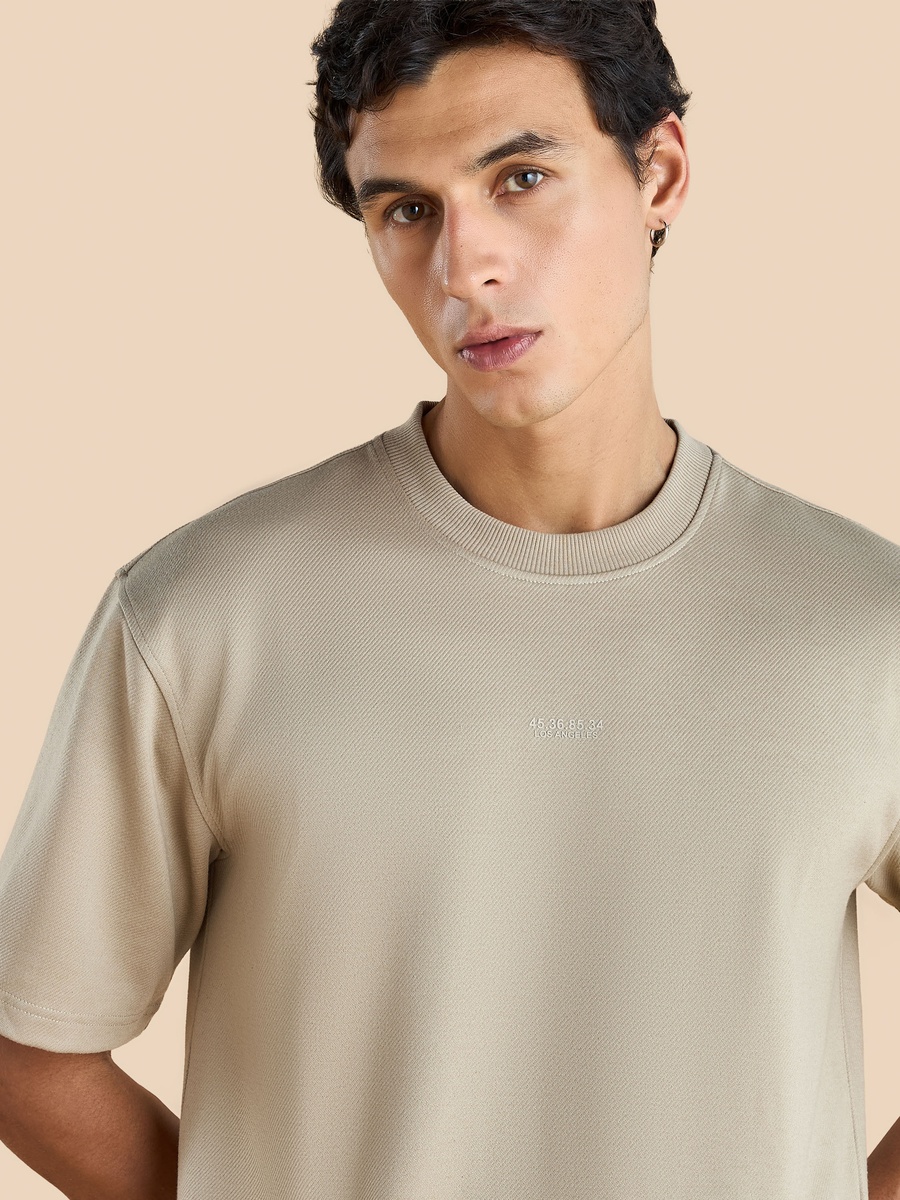 Textured Twill T-Shirt