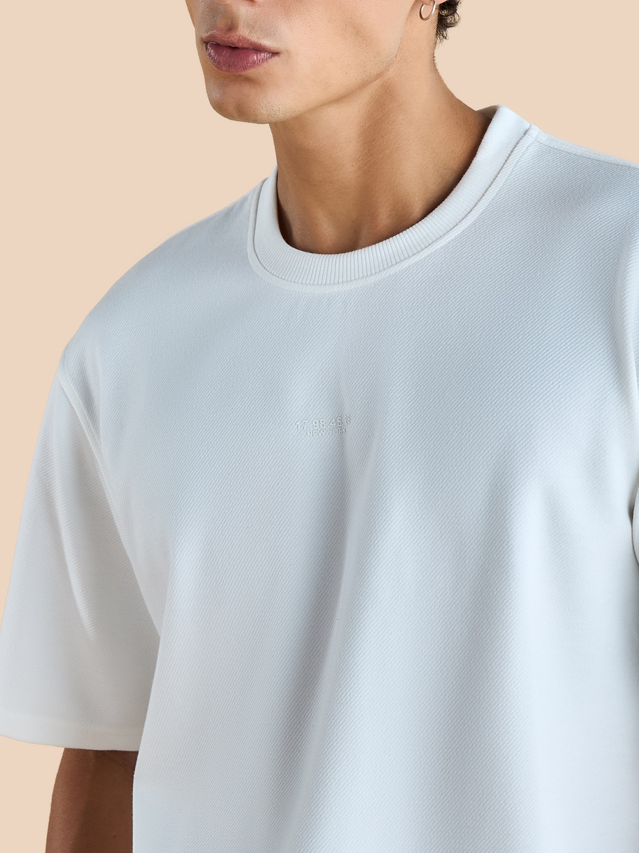 Textured Twill T-Shirt