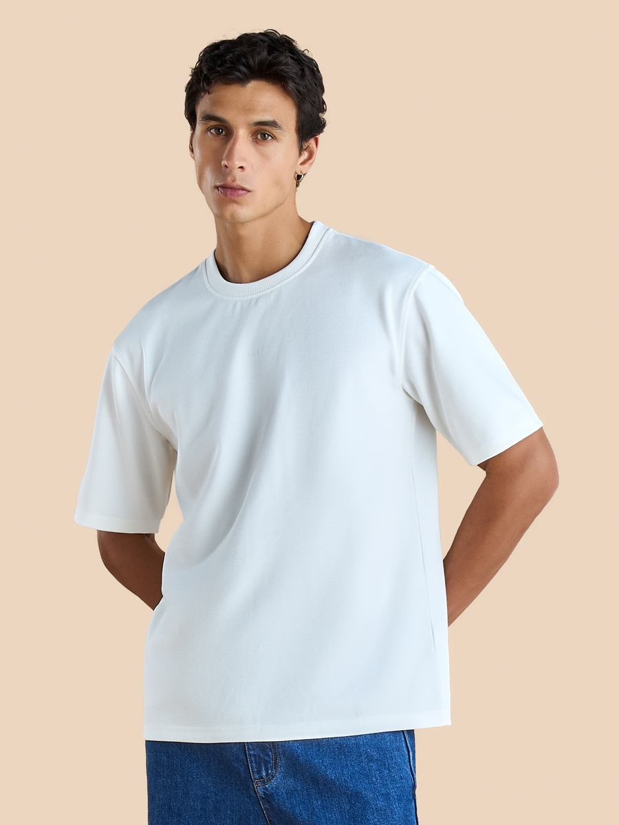 Textured Twill T-Shirt