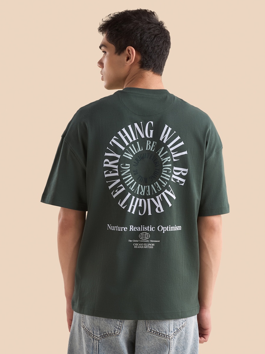 Typographic Print T-Shirt