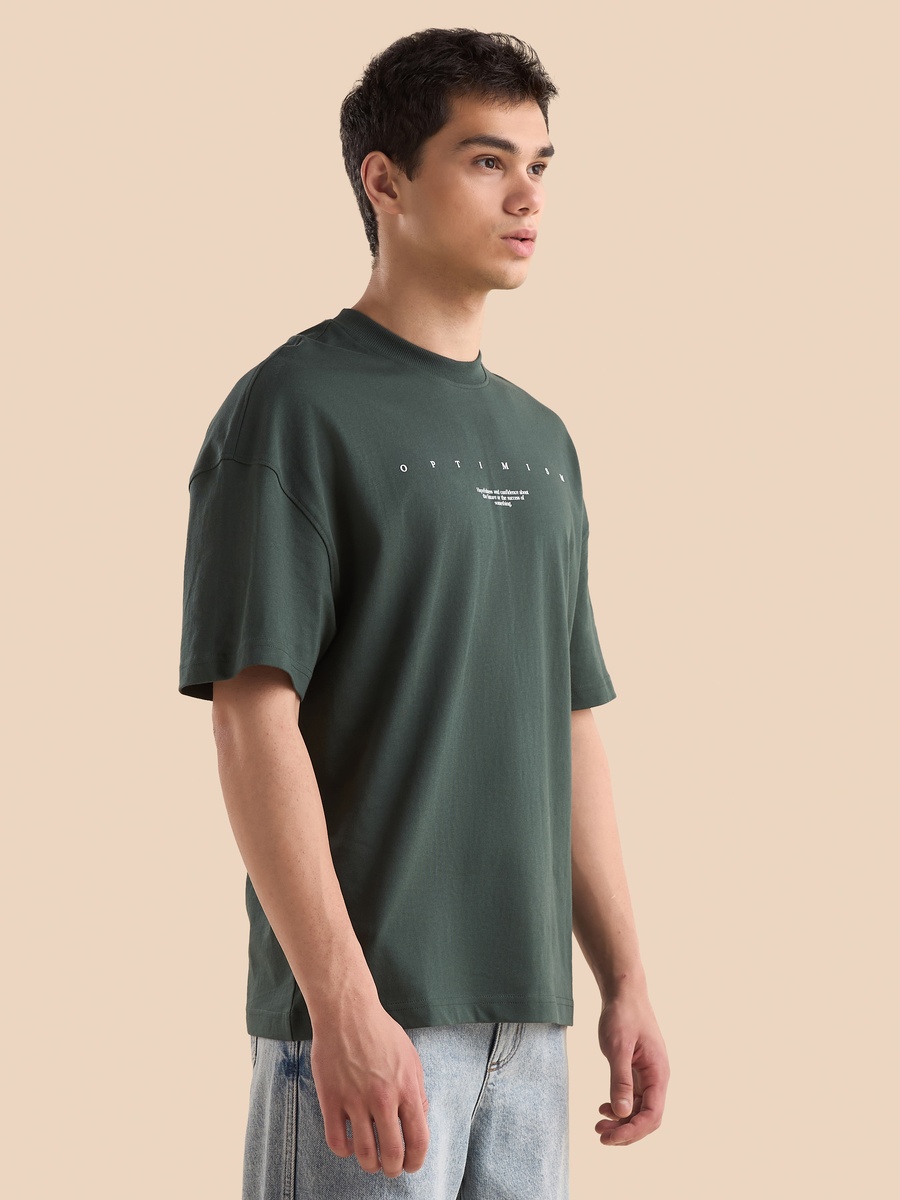 Typographic Print T-Shirt