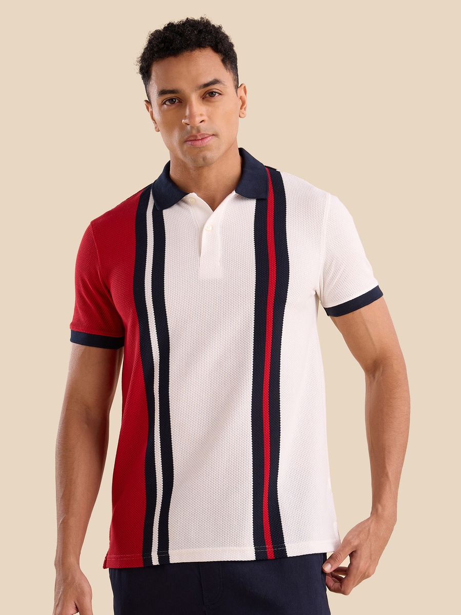 Striped Polo T-Shirt