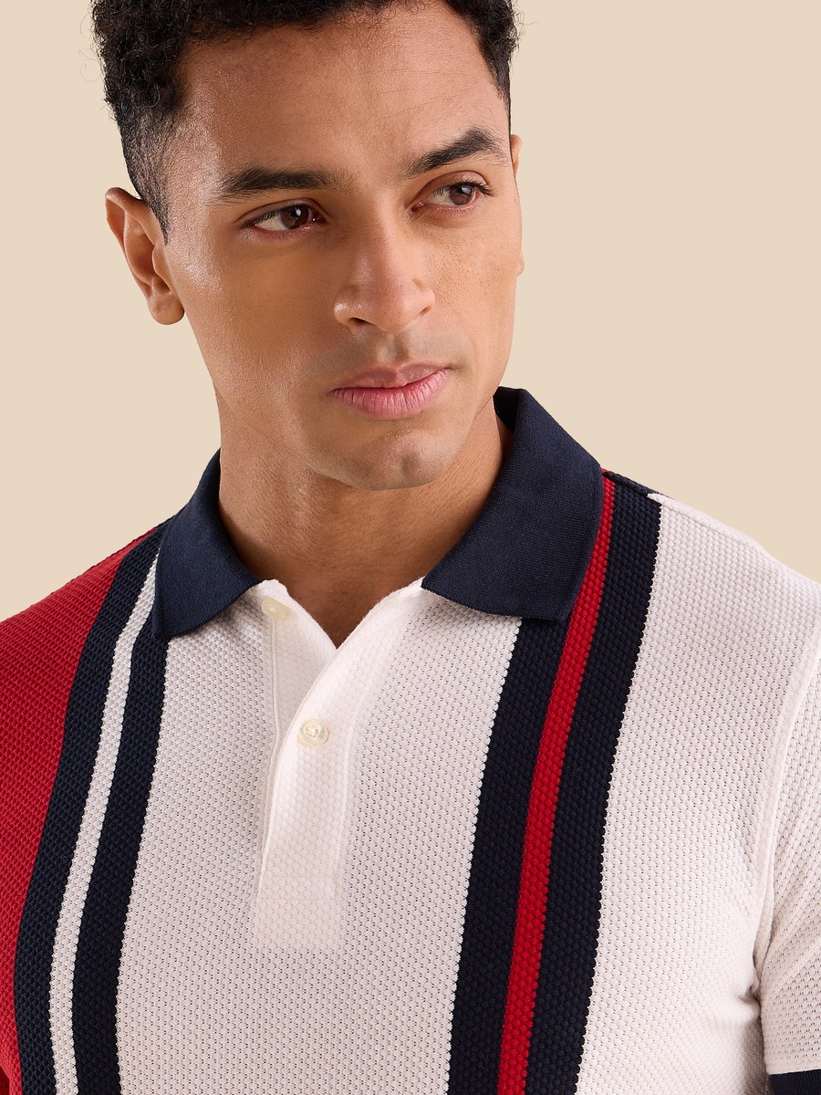 Striped Polo T-Shirt