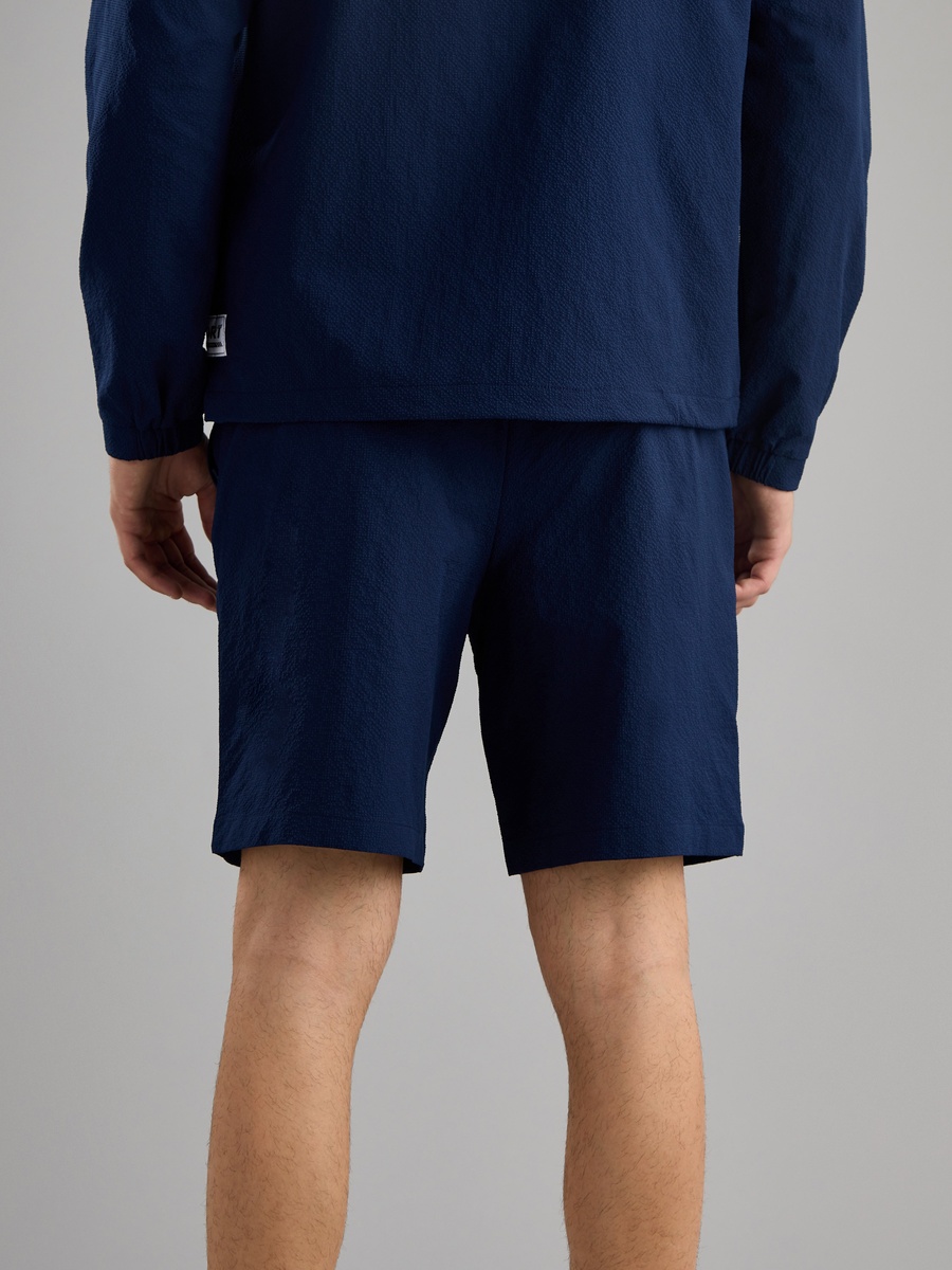 Textured Shorts with Pockets