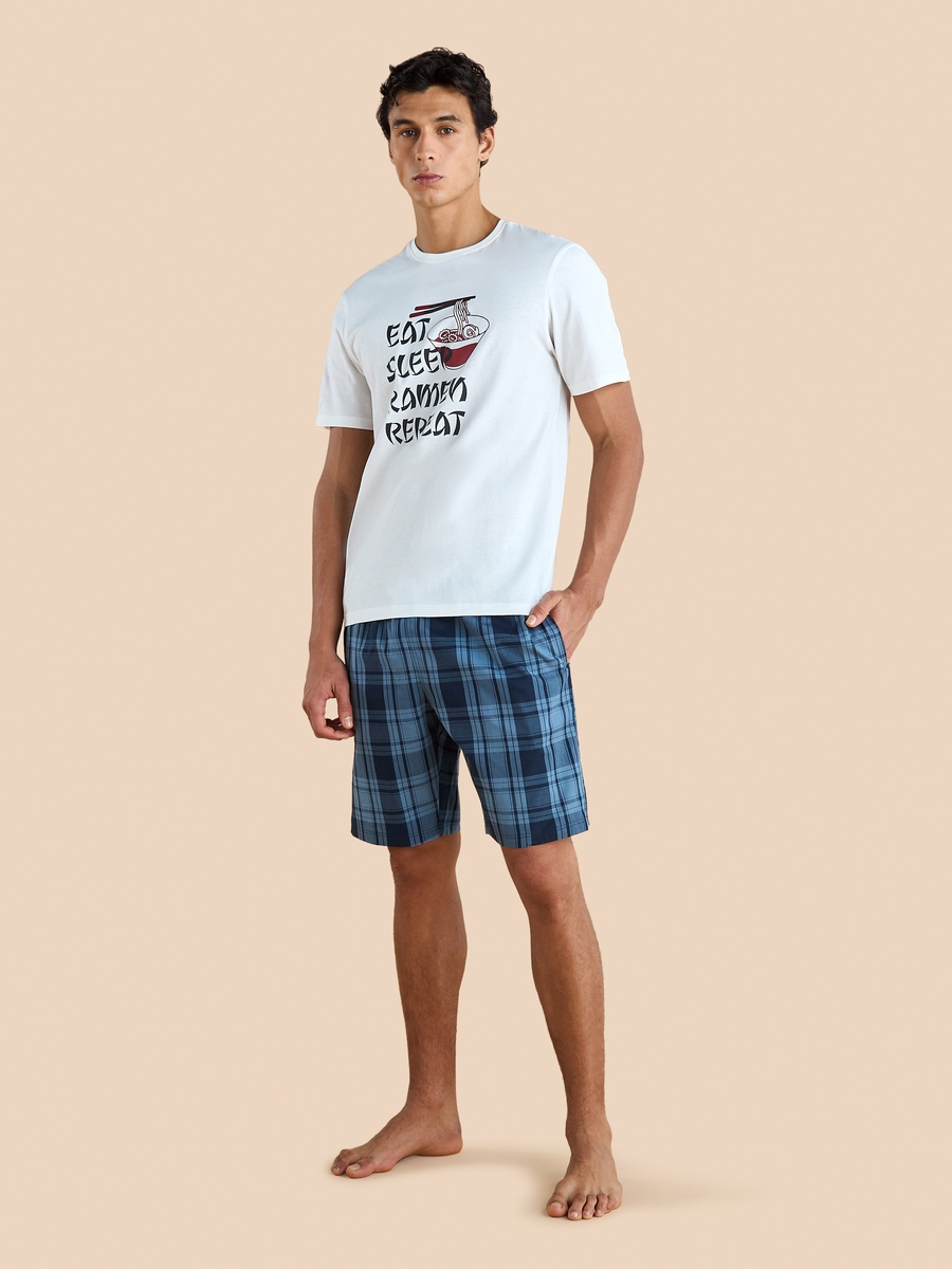 Checked Lounge Shorts