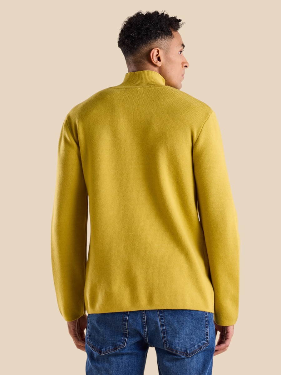 Plain High Neck Sweater