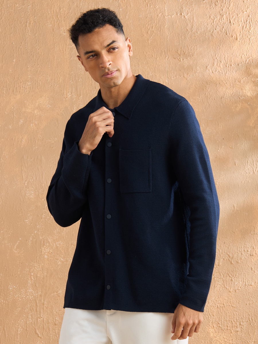 Regular Fit Flat Knit Shirt