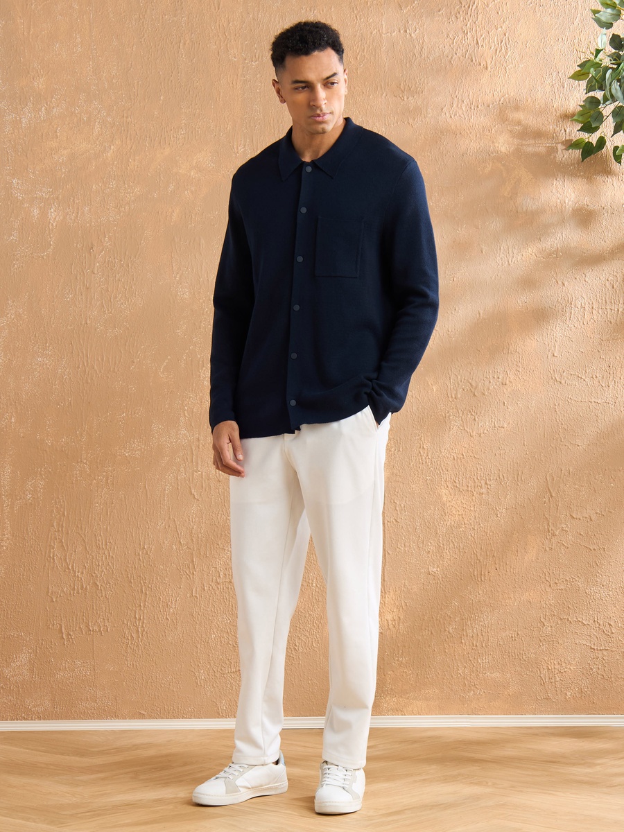 Regular Fit Flat Knit Shirt