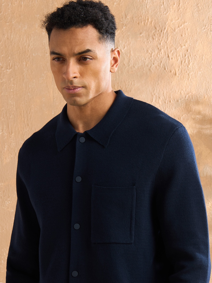 Regular Fit Flat Knit Shirt