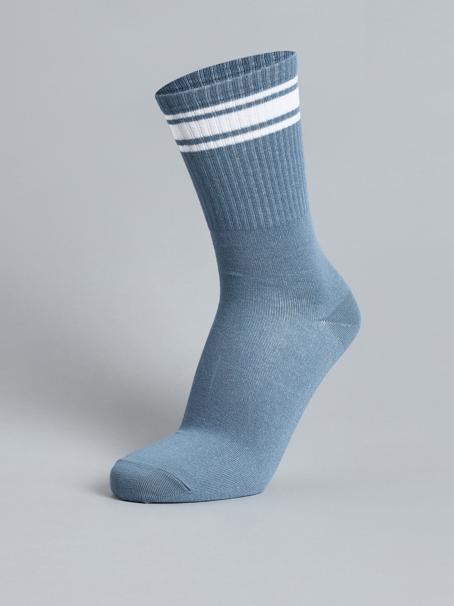 Pack of 3 - Striped Calf Length Socks