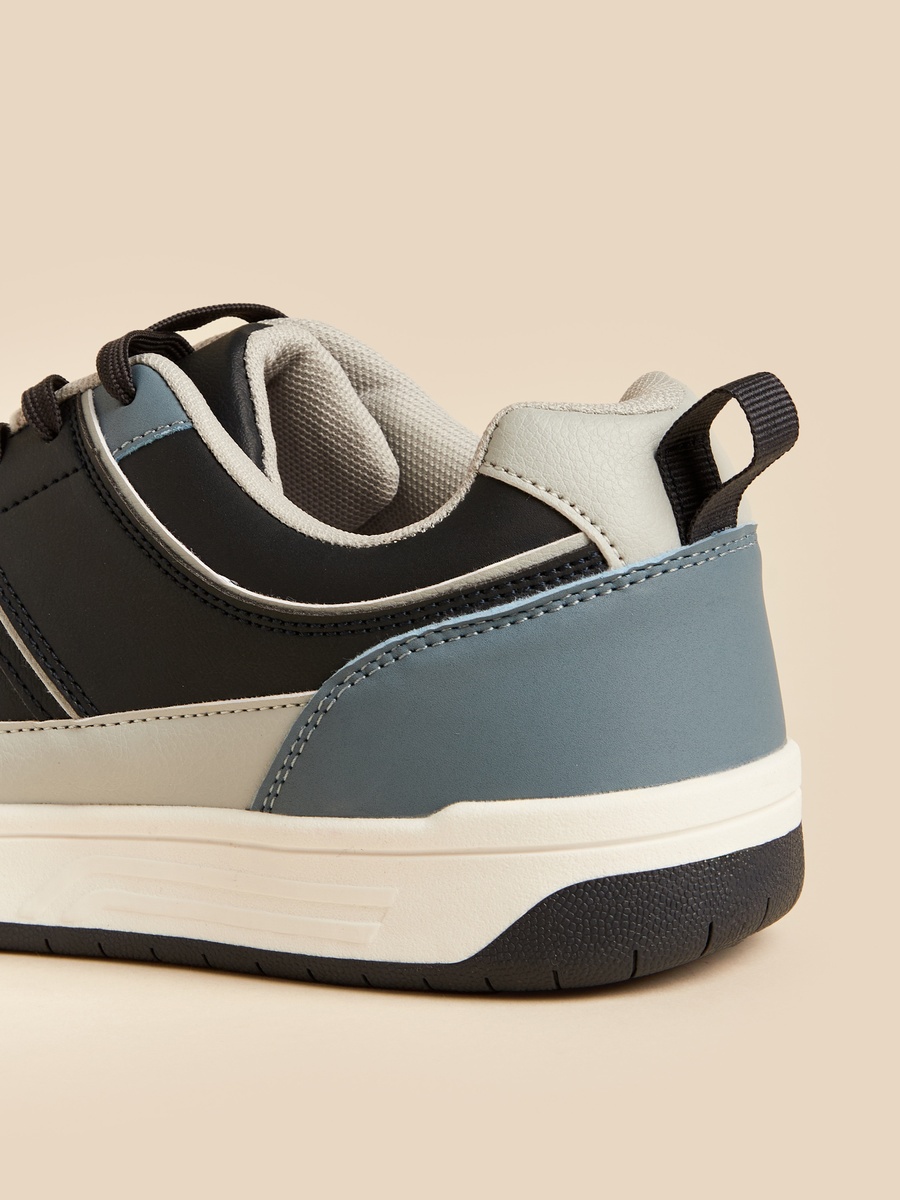 Panelled Lace-Up Shoes