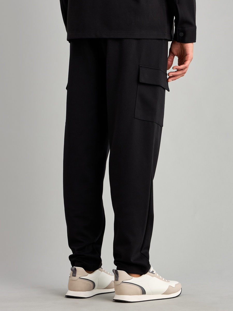 Plain Twill Pull On Cargo Pants