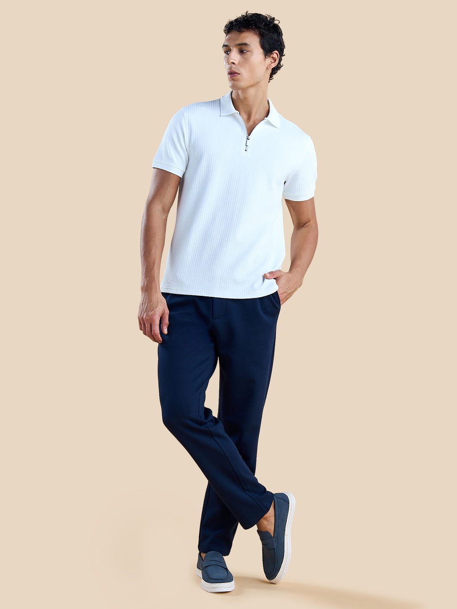 Plain Pants with Elasticated Waistband