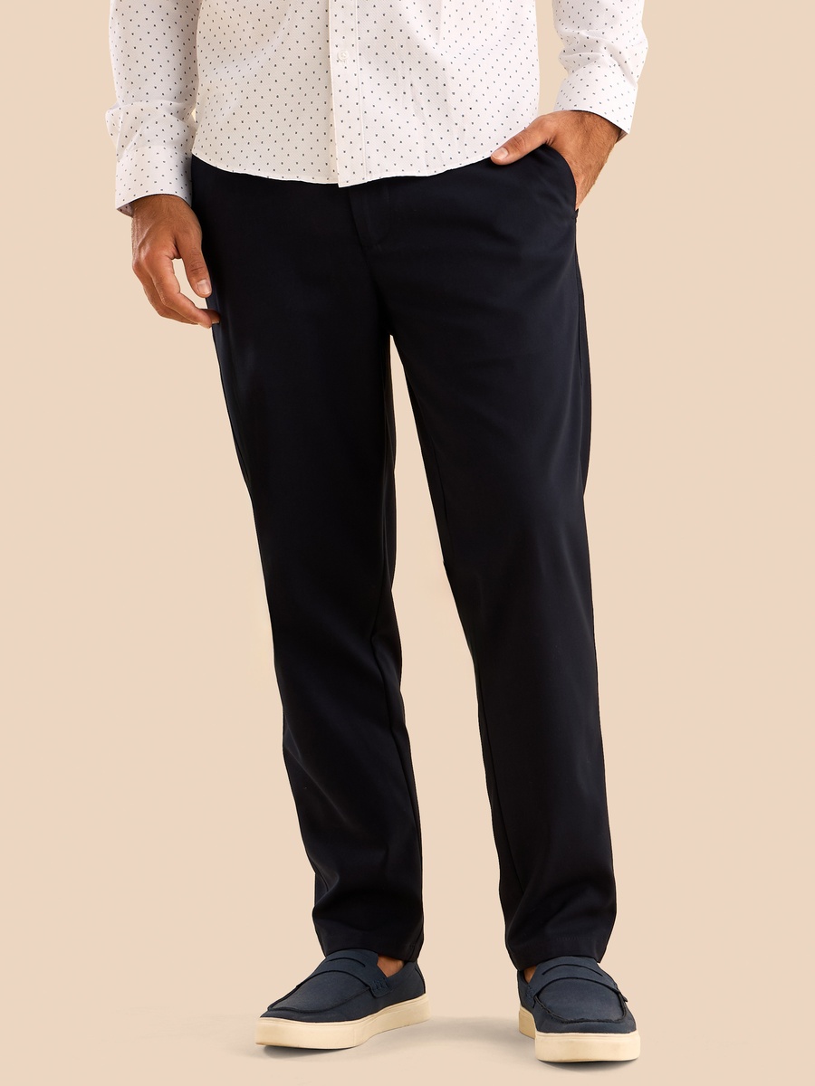 Slim Fit Pants with Pockets