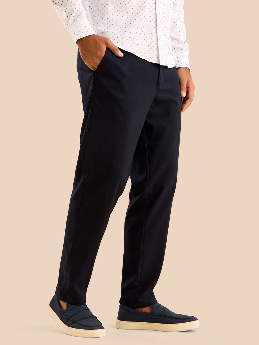 Slim Fit Pants with Pockets