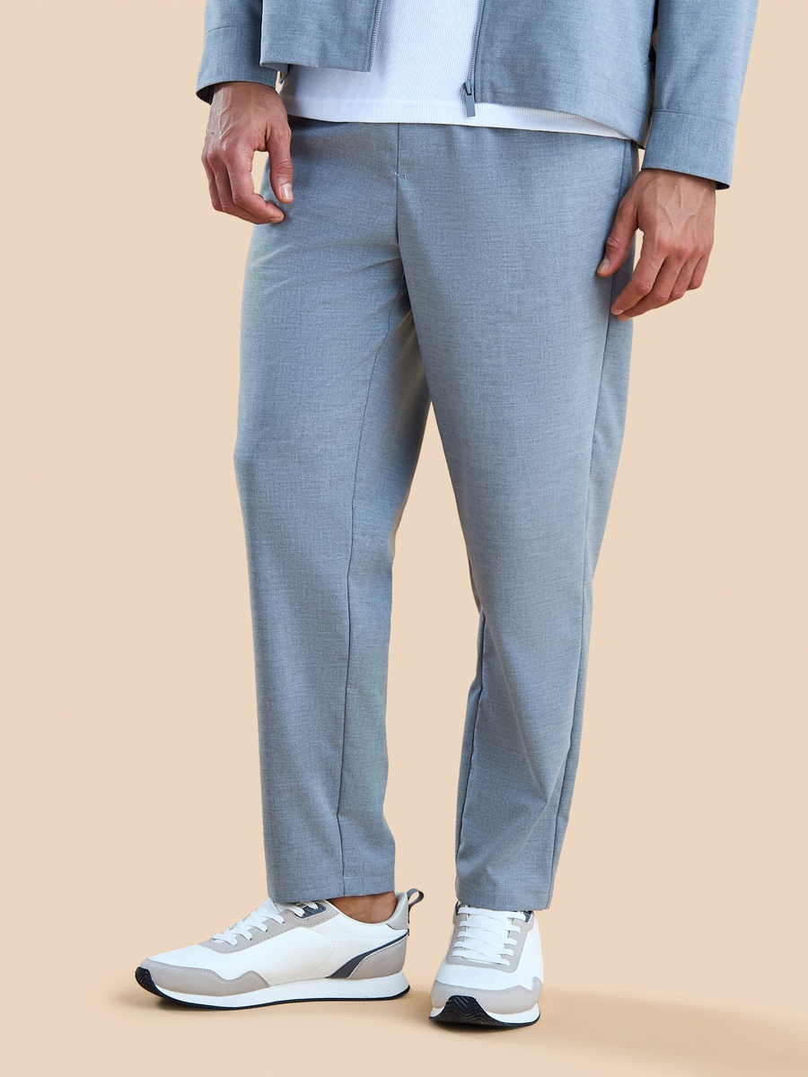 Plain Pants with Elasticated Waistband